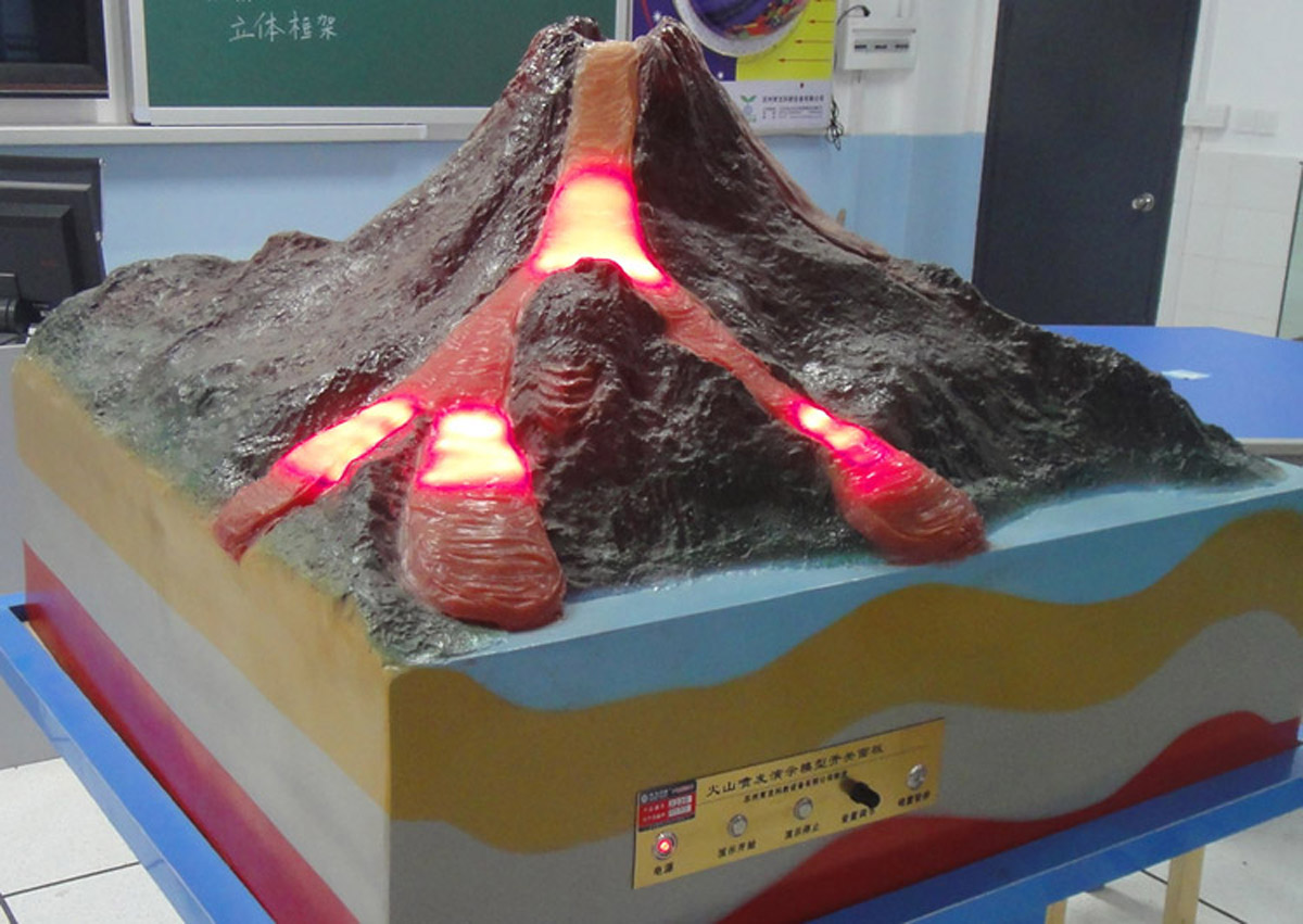 鄂托克巨幕影院火山喷发模拟