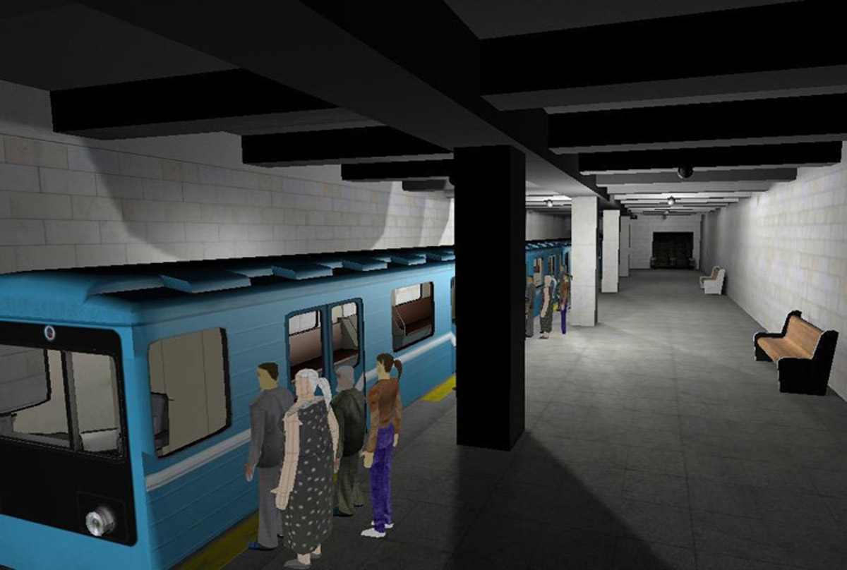 多伦巨幕影院虚拟动车地铁