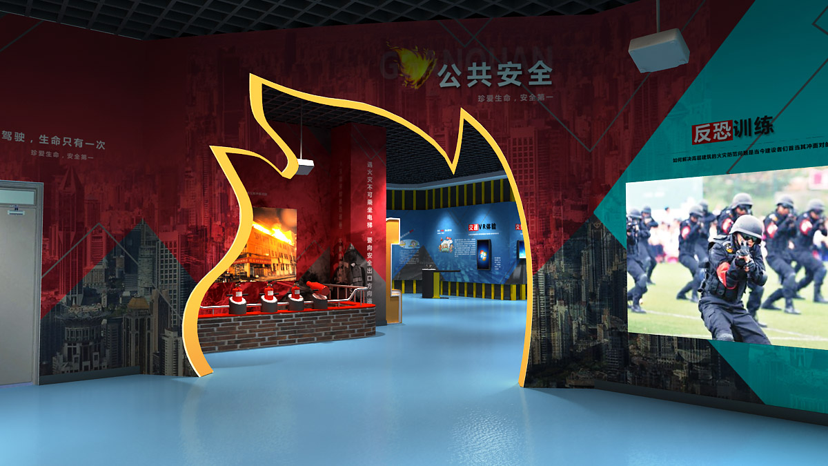 邳州巨幕影院大屏幕模拟灭火体验设备