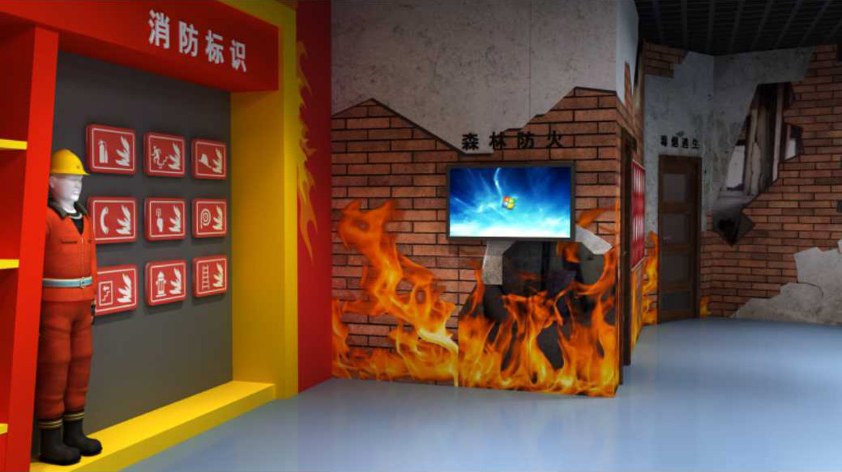 巨幕影院模拟灭火考试系统