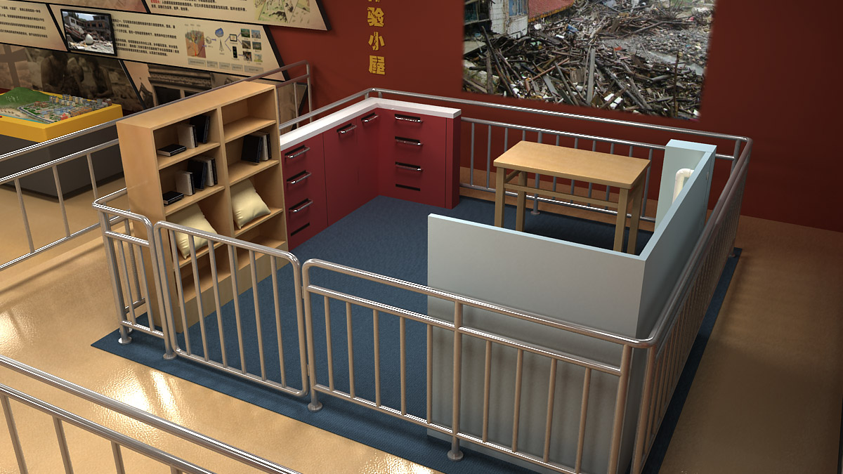 天涯巨幕影院小型校园地震模拟平台