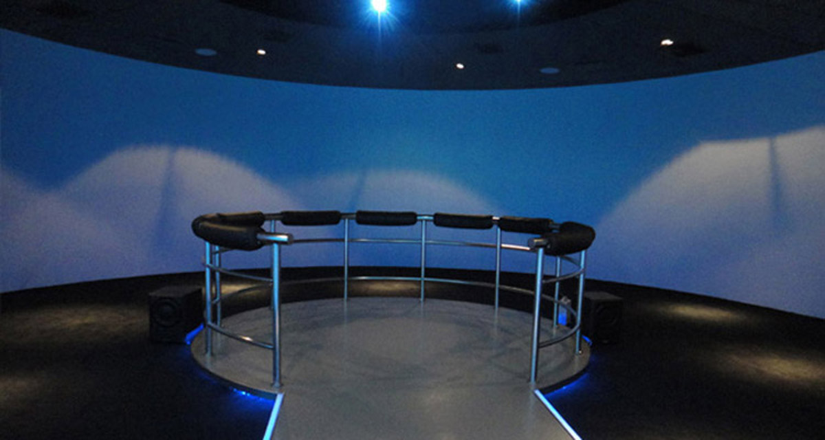龙子湖巨幕影院360°环幕影院数字媒体展厅