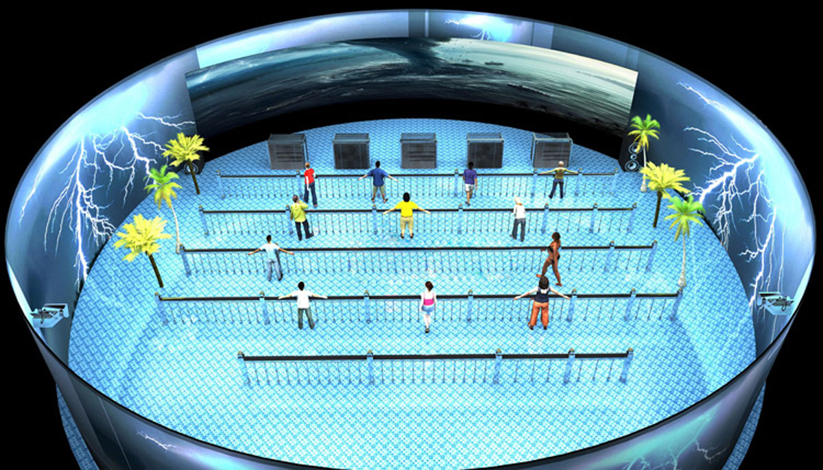 韶山巨幕影院120~360度环幕3D立体展示系统