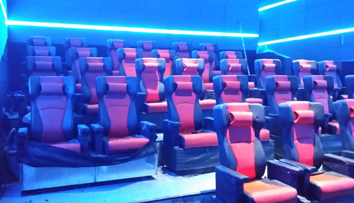 怀集巨幕影院六自由度4D动感座椅